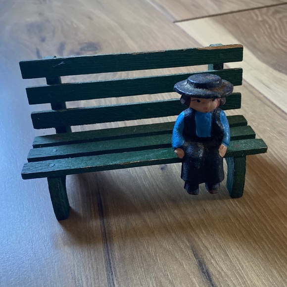 Person Sitting On A Bench Home Decor - Picture 1 of 4